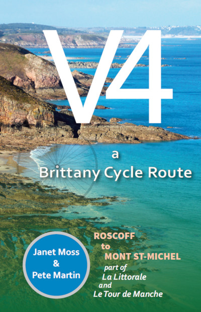 front cover of the guide 'V4 - a Brittany cycle route'